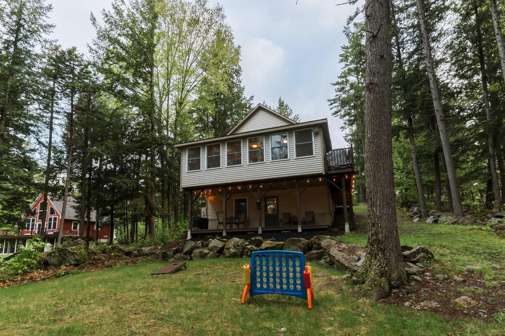Waterfront Sebec Lake Home With Yard And Fire Pit Dover-Foxcroft Extérieur photo